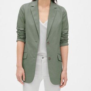Gap Modern Blazer Palm Green Size 4 NWT